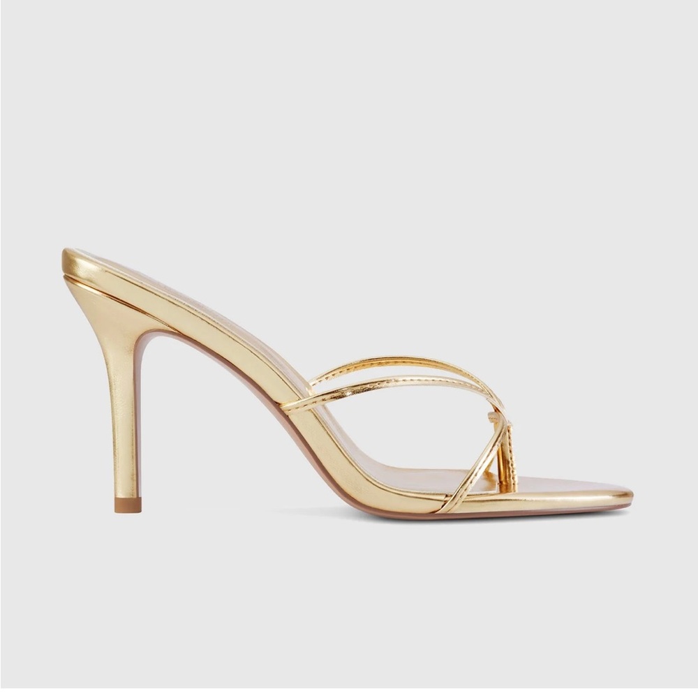 Brand New In Box - Femme La Sicilian Slipper - Gold